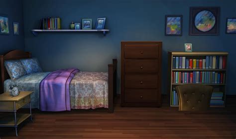 INT. PHILADELPHIA BEDROOM - NIGHT Episode Interactive Backgrounds, Episode Backgrounds, Anime ...