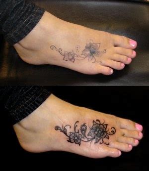 12 Instep Tattoos You Must Love - Pretty Designs