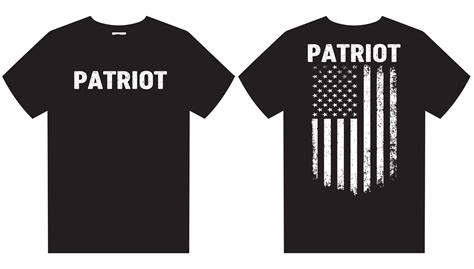 Patriot With American Flag T-Shirt Design 27127087 Vector Art at Vecteezy