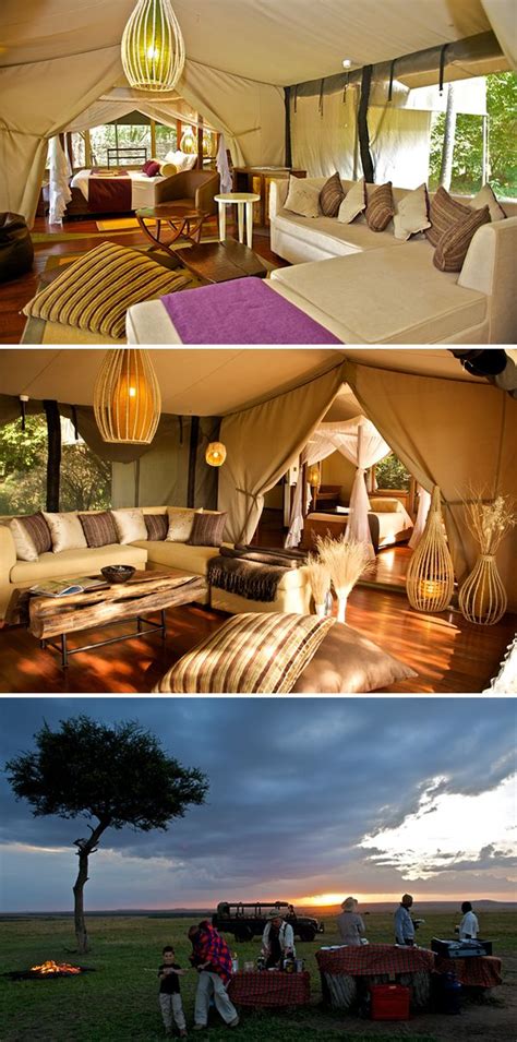 Mara Intrepids Camp #masaimara #kenyasafari Tent Camping, Glamping, Game Lodge, Kenya Safari ...