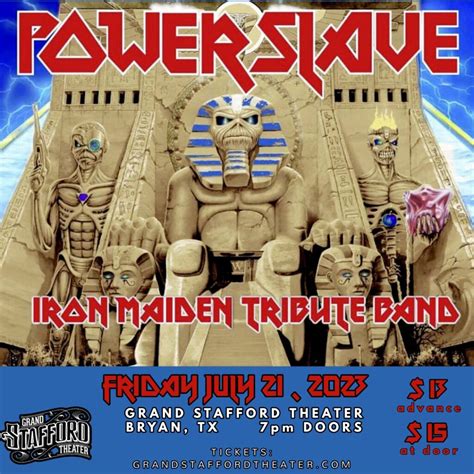 Powerslave - Iron Maiden Tribute - BCS | Calendar