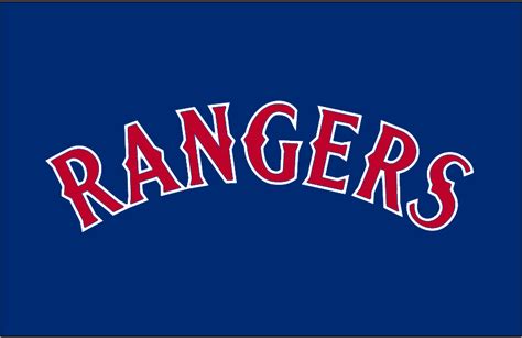 The Jersey Logo of the Texas Rangers (AL) from 1994-2000 #Texas #Rangers #TexasRangers #MLB # ...