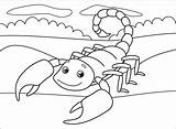 Scorpion coloring page  ColouringPages sketch template