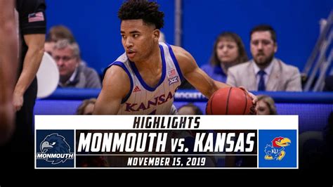 Monmouth vs. No. 5 Kansas Basketball Highlights (2019-20) | Stadium - YouTube