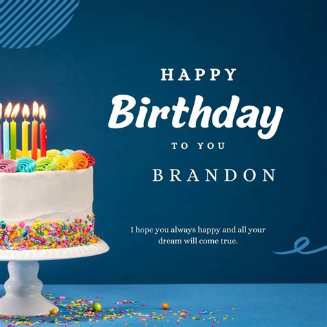 100+ HD Happy Birthday Brandon Cake Images And Shayari