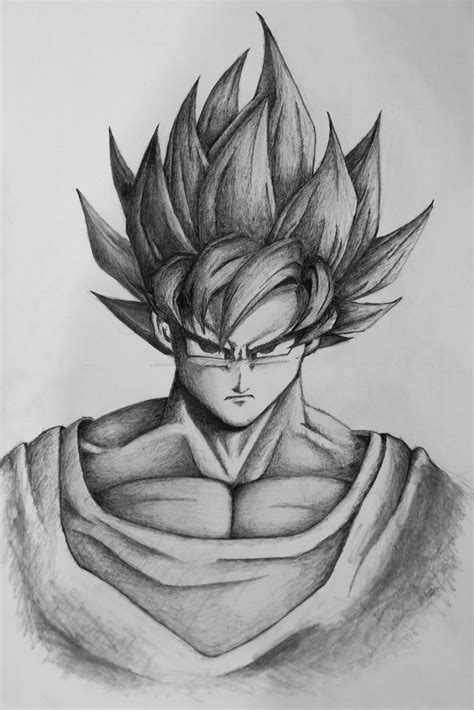 Goku Sketch Drawing at PaintingValley.com | Explore collection of Goku ...