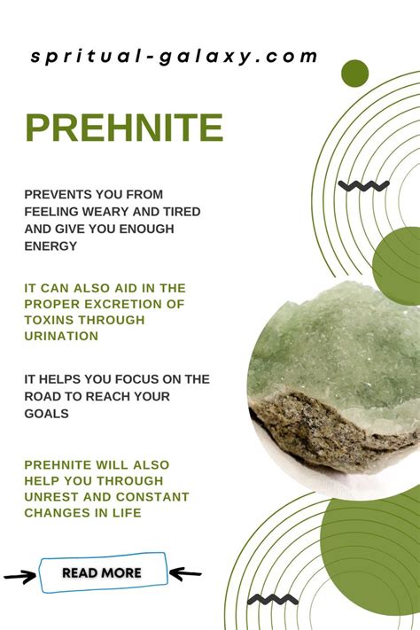 Prehnite Meaning: Healing Properties, Benefits & Everyday Uses | Crystals healing properties ...