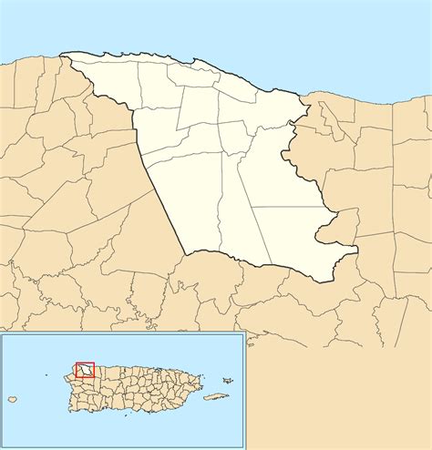 Image: Isabela, Puerto Rico locator map