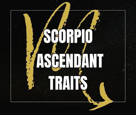 The List of Scorpio Ascendant Traits | Astrovaidya