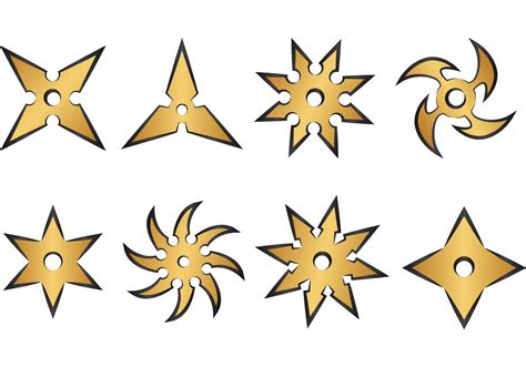 NINJA THROWING STAR VECTORS - Download Free Vector Art, Stock Graphics ...