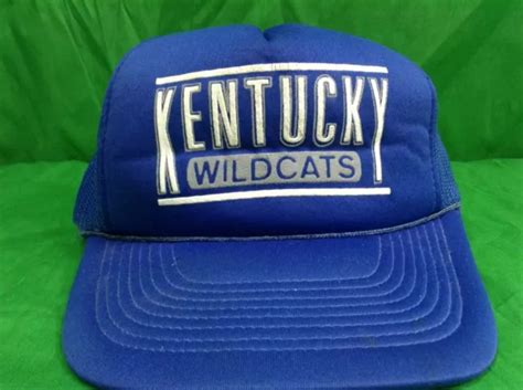 Kentucky Wildcats Hat Snapback Vintage Big Blue Mesh UK Trucker Cap ...