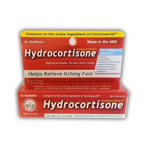 Dr. Sheffield's Hydrocortisone 1% Maximum Strength Anti-Itch Cream, 5 Oz. - Walmart.com ...