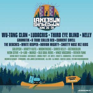 Laketown Shakedown 2020 Lineup with Wu-Tang Clan, Ludacris and More » Vancouver Blog Miss604