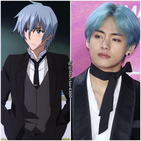 Just Kim Taehyung looking like an anime or manga character : r/bangtan