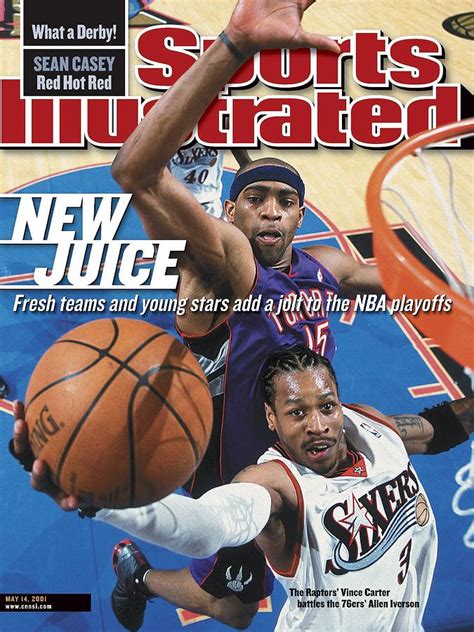 Philadelphia 76ers Allen Iverson, 2001 Nba Eastern Sports Illustrated ...