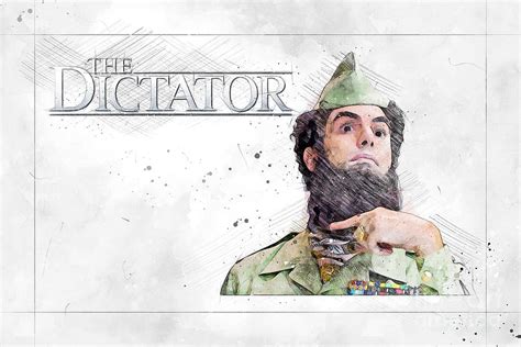 Mo3475 The Dictator Horizontal Movie Poster Digital Art by Joanie ...