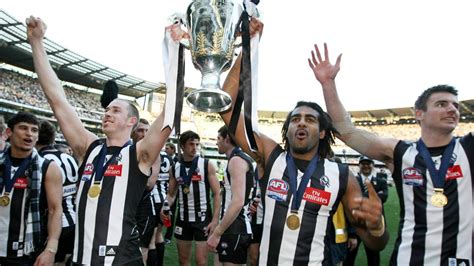 Collingwood players reunite to celebrate 2010 AFL Premiership win ...