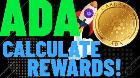 Cardano (ADA) - How To Calculate Staking Rewards? Cardano Passive Income Free Staking Calculator ...