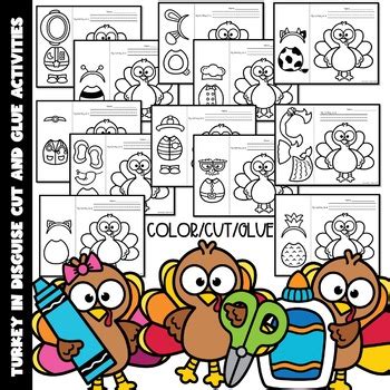 Turkey Trouble BUNDLE with Disguise a Turkey Crafts and Activities