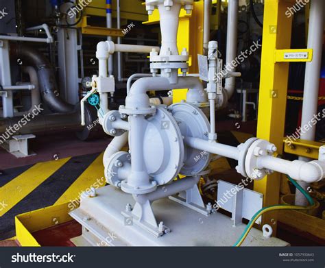 Diaphragm Pump Install On Oil Gas Stock Photo 1057330643 | Shutterstock