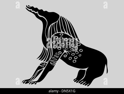 dragon - demon of ancient Egypt Stock Photo: 66440069 - Alamy