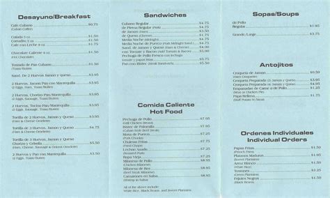 Mama's Latin Cafe Menu, Menu untuk Mama's Latin Cafe, Fort Lauderdale, Miami - Urbanspoon/Zomato