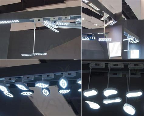 40W Jewelry Display Lighting Suspended LED Lights Guide Rail Type ...