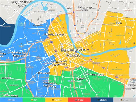 Nashville Neighborhood Map - Bank2home.com