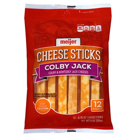 Meijer Colby Jack Cheese Sticks 9 oz | Shipt