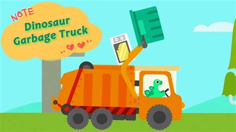 Dinosaur Garbage Truck - Truck Games for Kids | Kids Games | Yateland | Dino Forklift - YouTube