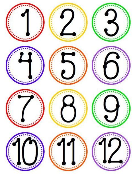 Hanging Fan Labels for Tables, Centers, or Stations with FREE Number Circles - FlapJack | Polka ...