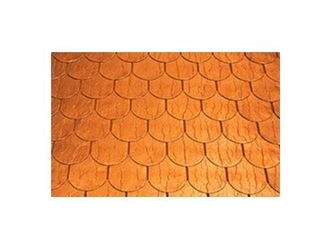 Prestige Traditional copper roof tiles available from Copper Roof Shingles | Architecture & Design