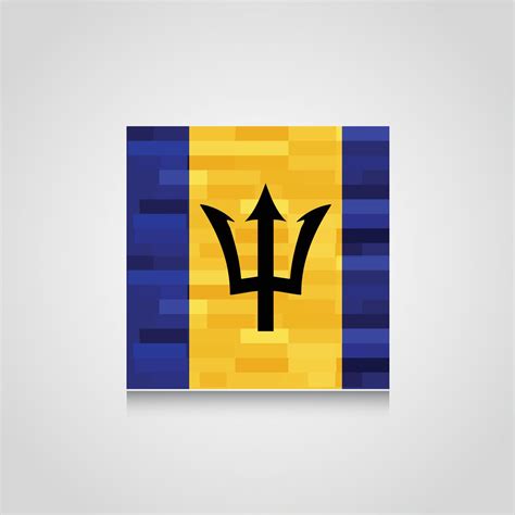 Barbados Abstract Flag Background 12948905 Vector Art at Vecteezy