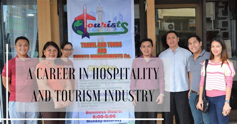 A Career in Hospitality And Tourism Industry