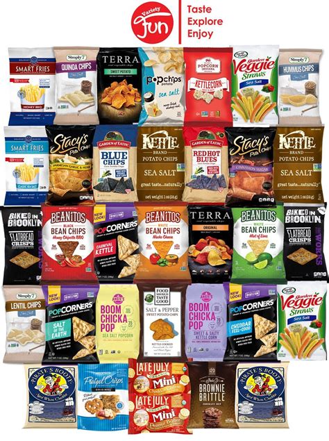 Ultimate Premium Healthy Chips & Snacks Care Package Variety Pack by Variety Fun (Care Package ...