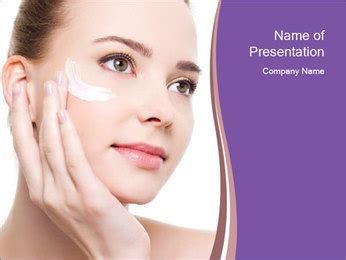 A woman with a cream on her face Business Card Template & Design ID 0000048961 - SmileTemplates.com