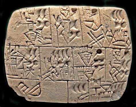 Clay tablet, Late Uruk Period, 3000BC. - a photo on Flickriver