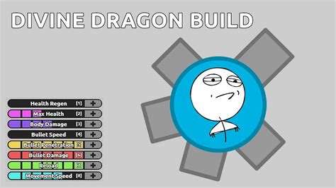 DIVINE DRAGON BUILD - HOW GOOD IS IT? - Diep.io Fighter Builds Series #1 - YouTube