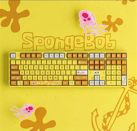 AKKO SPONGEBOB SQUAREPANTS KEYBOARD / COMPUTER / PC / LAPTOP / USB TYPE C, Computers & Tech ...