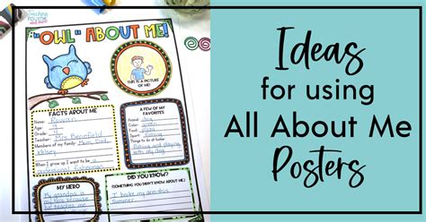 7 Great All About Me Posters Ideas for this School Year | LaptrinhX / News