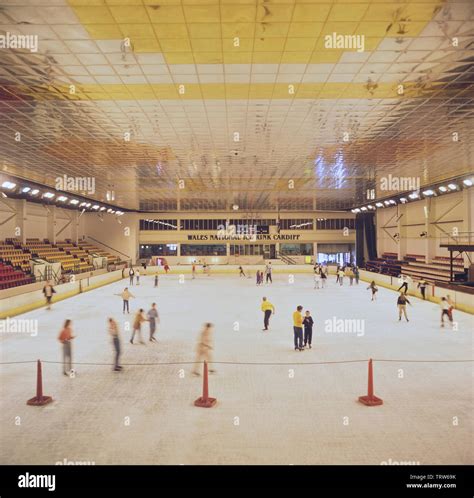 Interior of the former Wales National Ice Rink, Cardiff, Wales. UK ...