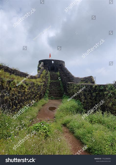 shivaji maharaj history rajgad fort - Royalty Free Stock Photo ...