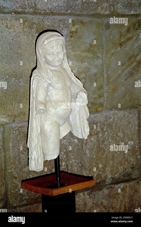 Statuette antique from the Archaeological Museum of Lipari Stock Photo ...