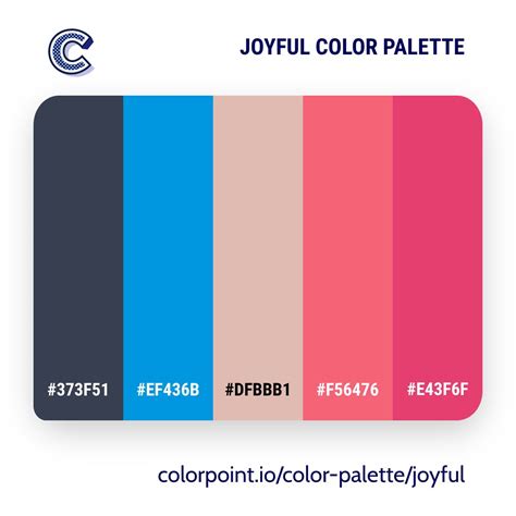 🙌 Joyful Color Palettes includes very dark grayish blue, pure blue ...