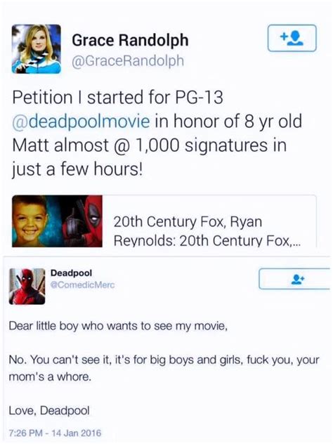 deadpool pg-13 petition « MyConfinedSpace