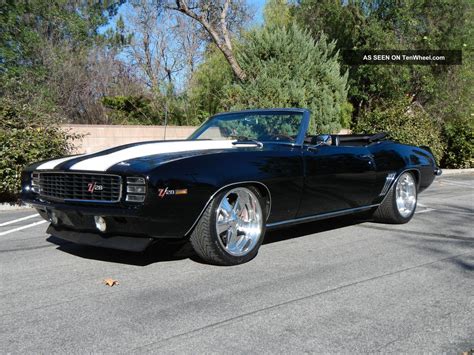 1969 Chevrolet Camaro Convertible Pro Touring Convertible Zl1 427 W 6 Speed Z28