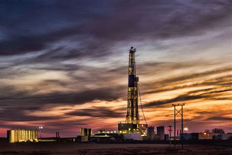 Sunrise over the Bakken | Oil Platform