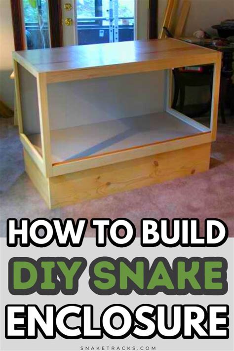 How to Build a Custom Snake Enclosure (DIY SNAKE CAGE) | Snake enclosure, Snake cages, Reptile room