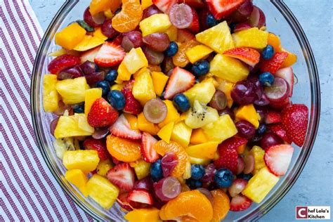 How To Make Amazing Fruit Salad - Chef Lola's Kitchen