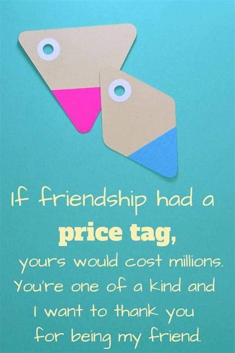 80 Thank You Quotes about Friendship, Wishes and Messages | Friendship quotes, Message for best ...